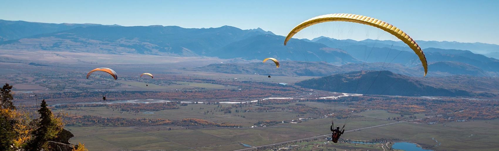 Paragliding in Jackson Hole